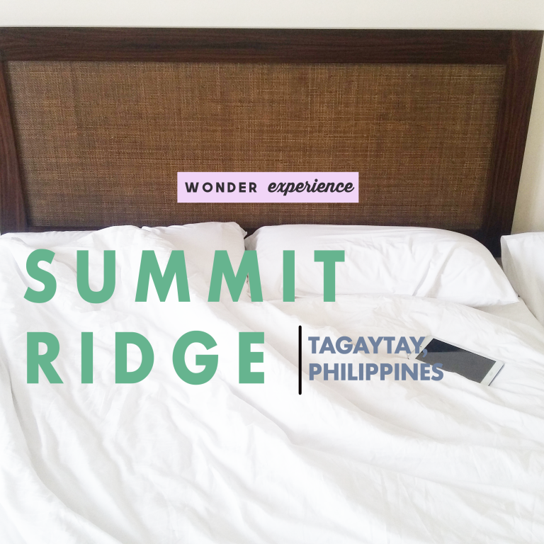 Weekend at Summit Ridge Hotel Tagaytay