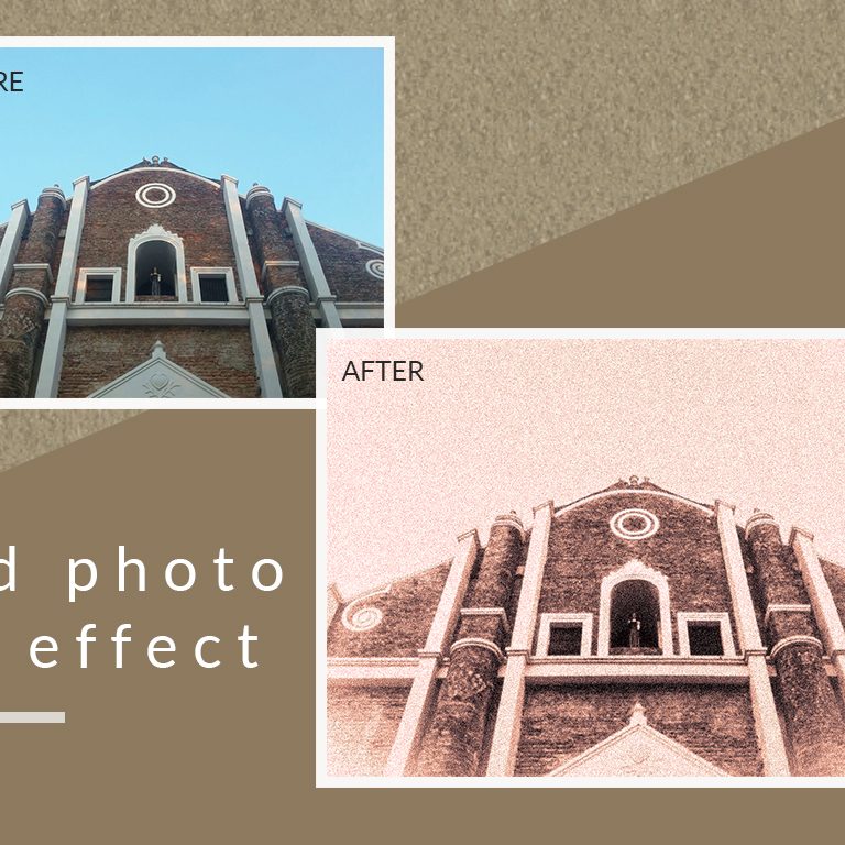 Old Photo Effect Photography using Photoshop